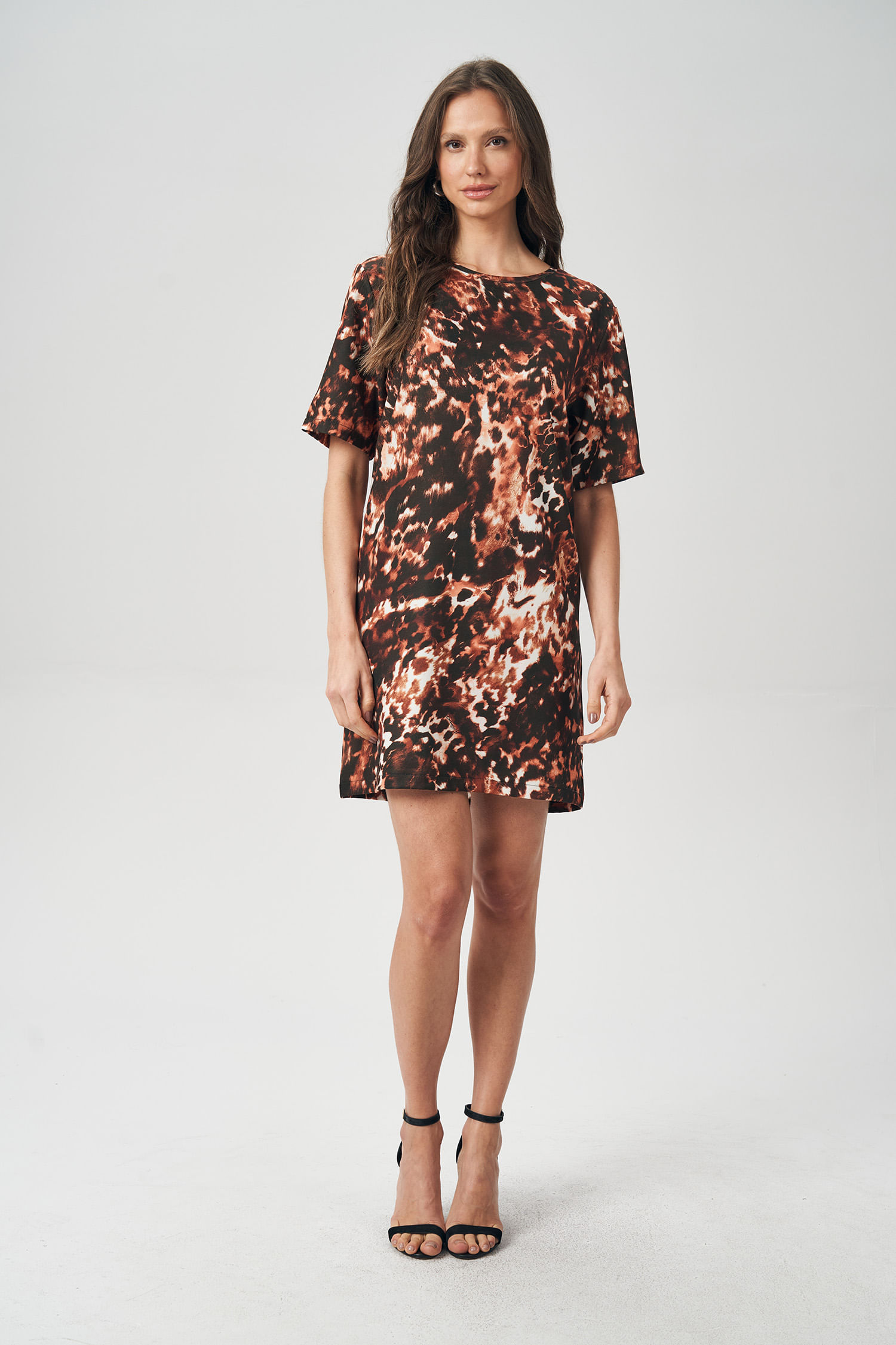 Vestido T-Dress Print Feminino Acostamento