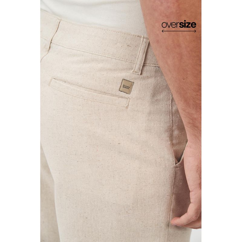 Bermuda-de-Linho-Tailored-Fit-Masculina-Oversize-Acostamento