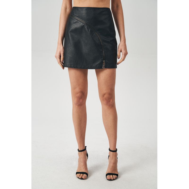 Saia-Black-PU-Ziper-Frontal-Feminina-Acostamento