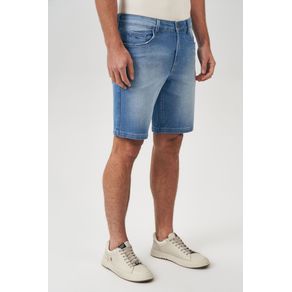 Bermuda-Jeans-Reta-Masculina-Acostamento Bermuda-Jeans-Reta-Masculina-Acostamento