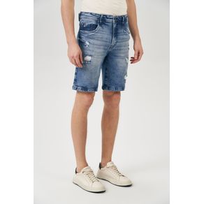 Bermuda-Jeans-Destroyed-Masculina-Acostamento Bermuda-Jeans-Destroyed-Masculina-Acostamento