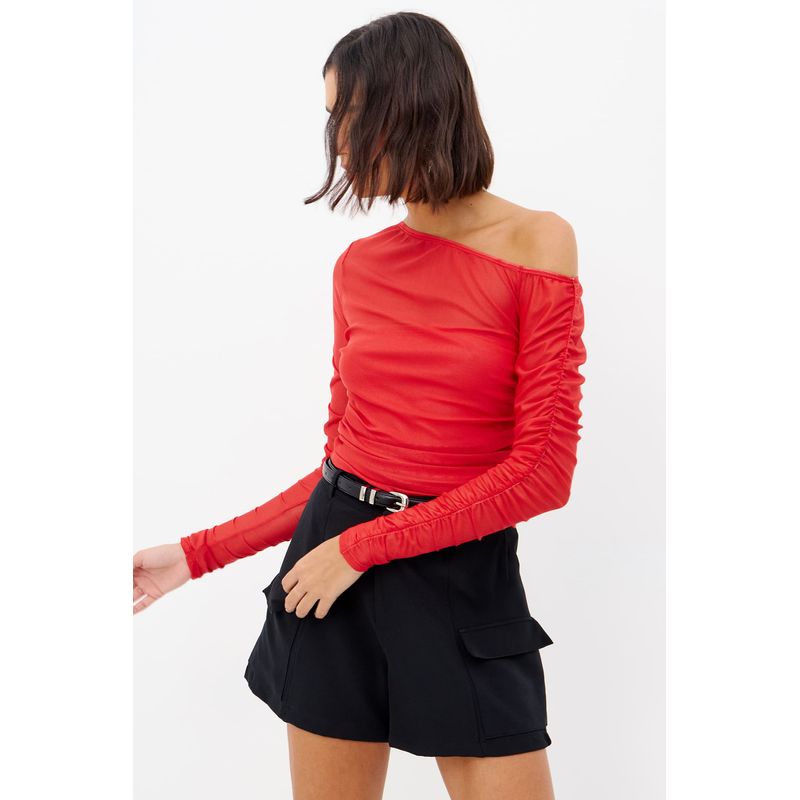 Blusa-Tule-One-Shoulder-Feminina-Inblanche