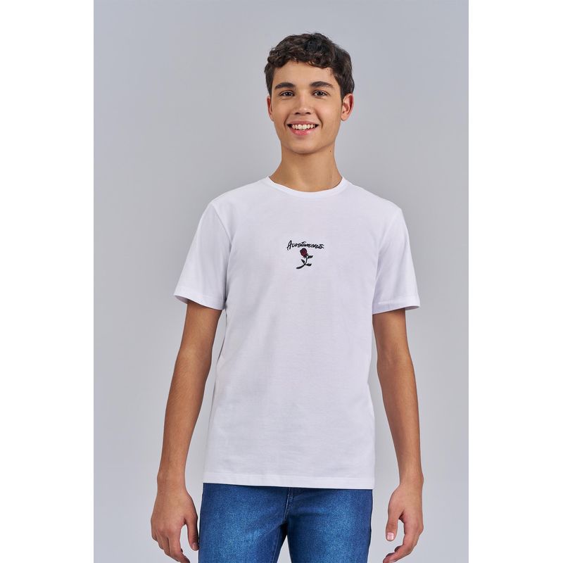 Camiseta-The-Rose-Young-Menino-Acostamento