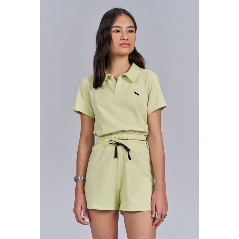 Polo-Acinturada-Young-Menina-Acostamento