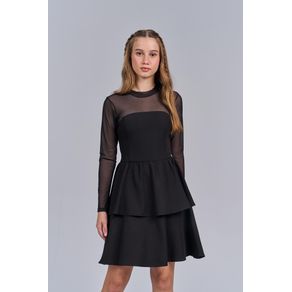Vestido-Tule-com-Babado-Young-Menina-Acostamento