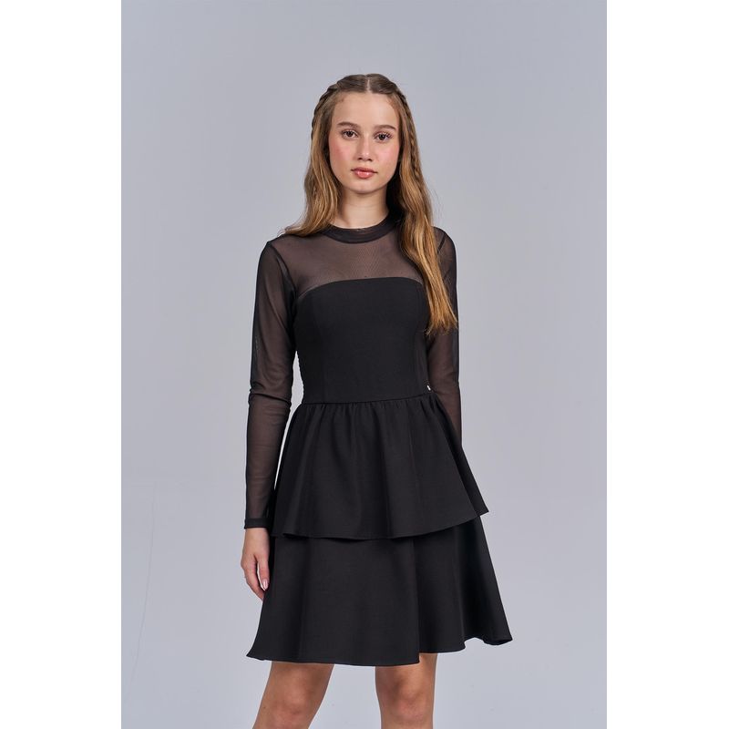 Vestido-Tule-com-Babado-Young-Menina-Acostamento