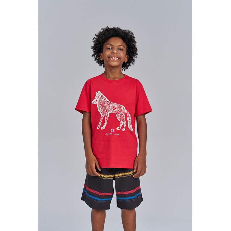 Camiseta-Drawn-Wolf-Menino-Acostamento-Kids