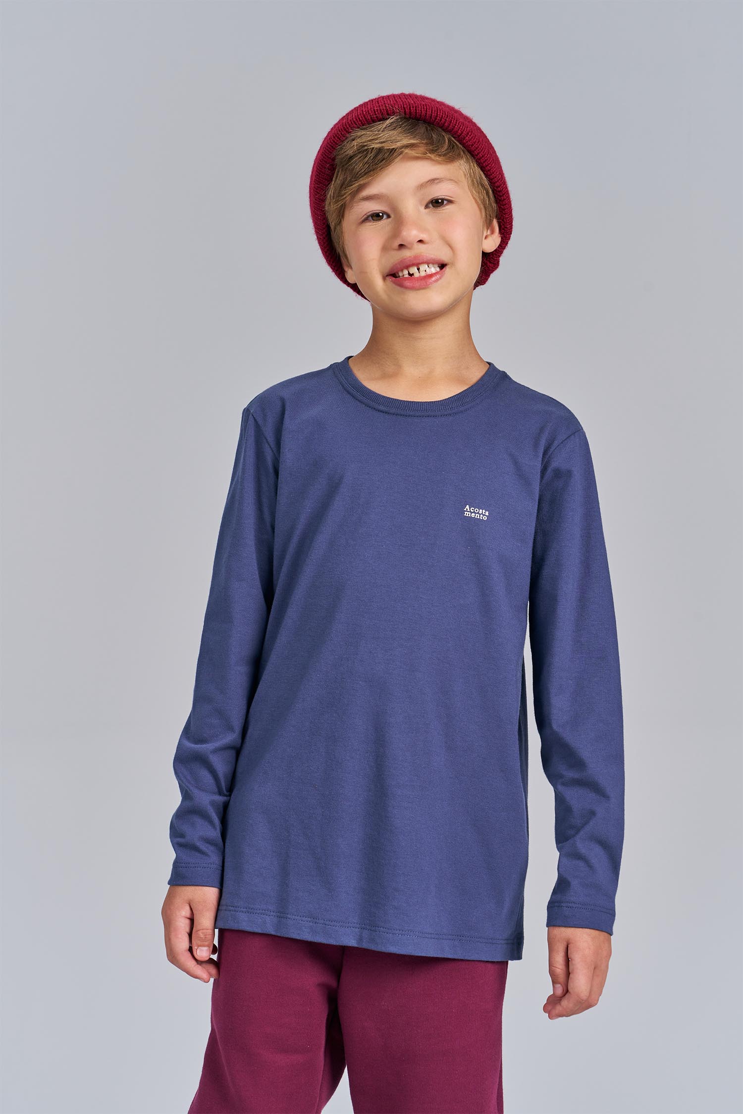 Camiseta Manga Longa Basic Menino Acostamento Next