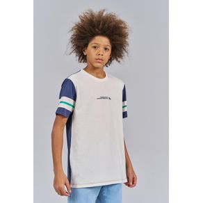 Camiseta-Colors-Stripes-Young-Menino-Acostamento Camiseta-Colors-Stripes-Young-Menino-Acostamento
