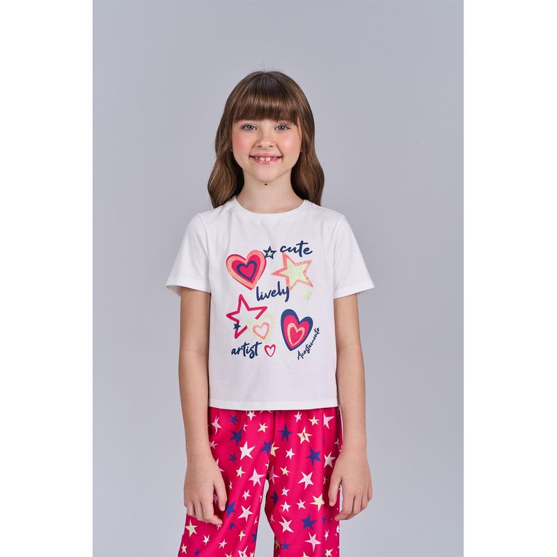 T-Shirt-Artist-Menina-Acostamento-Kids