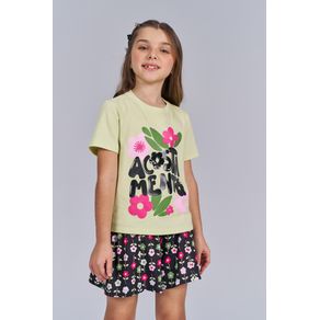 T-Shirt-Flowers-Menina-Acostamento-Kids