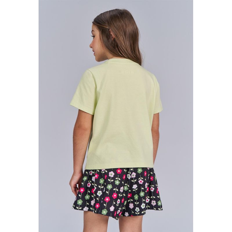 T-Shirt-Flowers-Menina-Acostamento-Kids