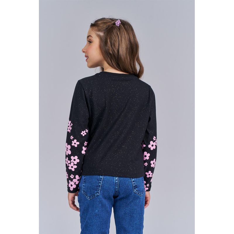 T-Shirt-Manga-Longa-Flowers-Menina-Acostamento-Kids