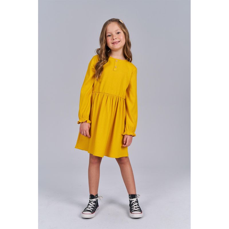 Vestido-Manga-Longa-Acinturado-Menina-Acostamento-Kids