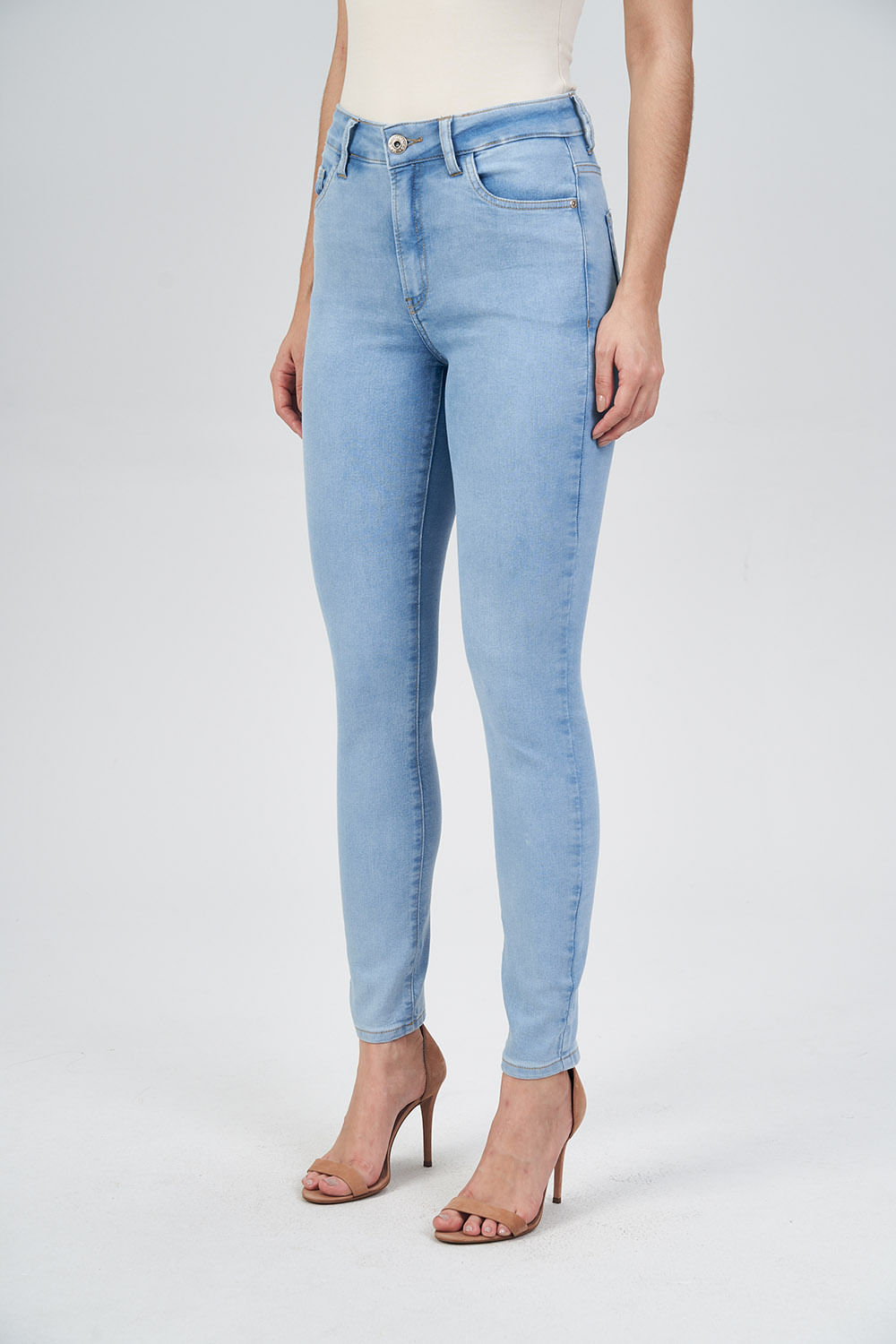 Calça Jeans Skinny Basic Feminina Acostamento