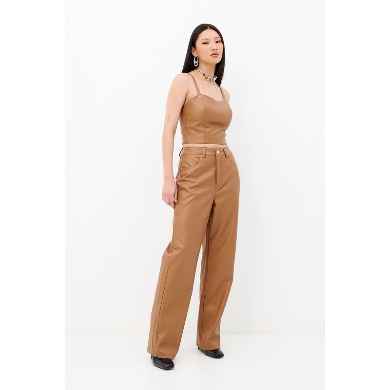 Calca-PU-Texture-Feminina-Inblanche