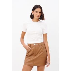 T-Shirt-Basic-Emblema-Central-Feminina-Inblanche T-Shirt-Basic-Emblema-Central-Feminina-Inblanche