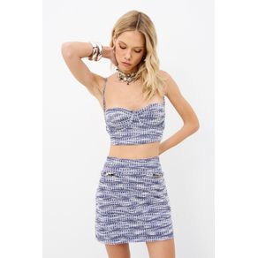 Top-Corset-Tweed-Muse-Feminino-Inblanche Top-Corset-Tweed-Muse-Feminino-Inblanche