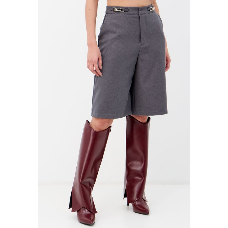 Bermuda-Alfaiataria-Metal-Feminina-Inblanche