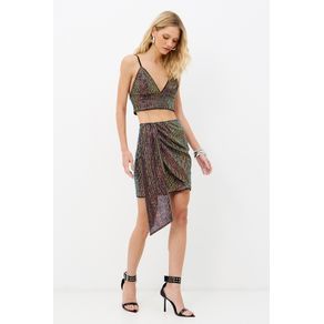 Saia-Paete-Glamour-Franzida-Feminina-Inblanche Saia-Paete-Glamour-Franzida-Feminina-Inblanche