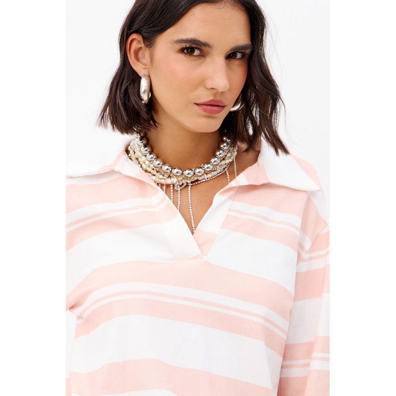 Polo-Listrada-Feminina-Inblanche