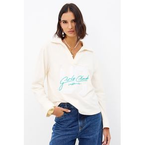 Polo-Bordada-Girls-Club-Feminina-Inblanche Polo-Bordada-Girls-Club-Feminina-Inblanche