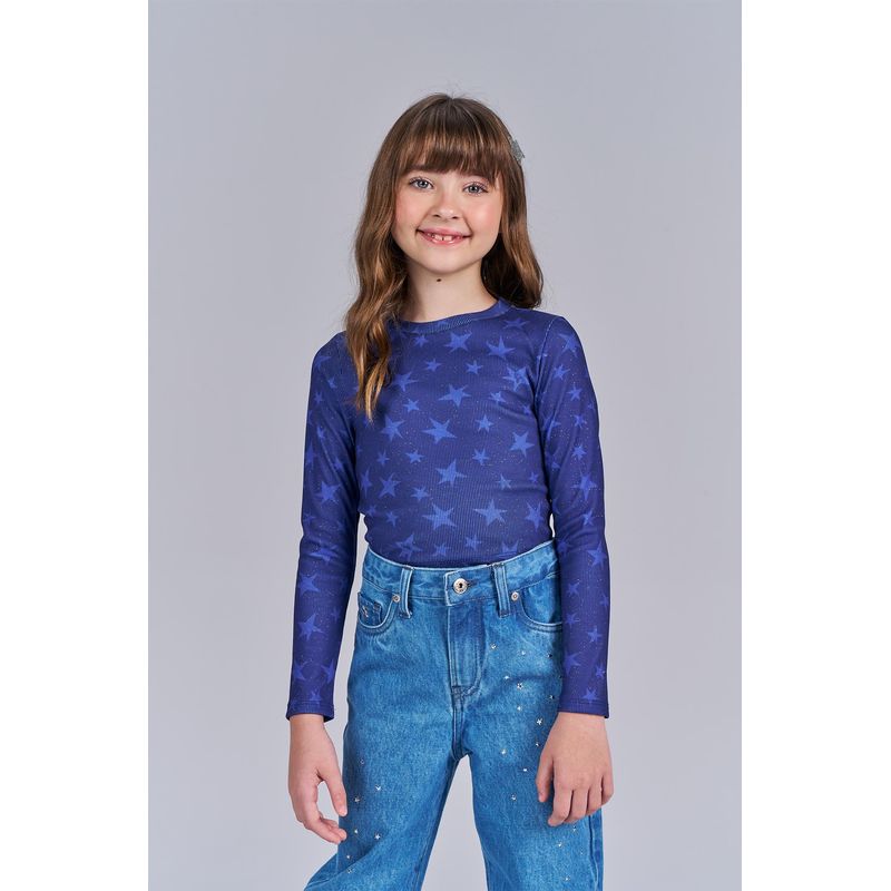 T-Shirt-Manga-Longa-Fashion-Menina-Acostamento-Kids