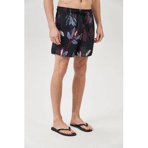 Short Nature Masculino Acostamento DASH FLOWER PRETO GG Short Nature Masculino Acostamento DASH FLOWER PRETO GG
