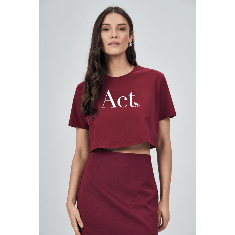 T-shirt-Cropped-ACT-Wolf-Feminina-Acostamento