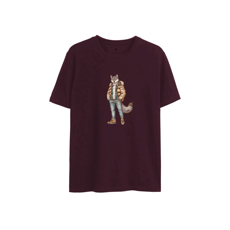 Camiseta-Lobo-Descolado-Masculina-Oversize-Acostamento