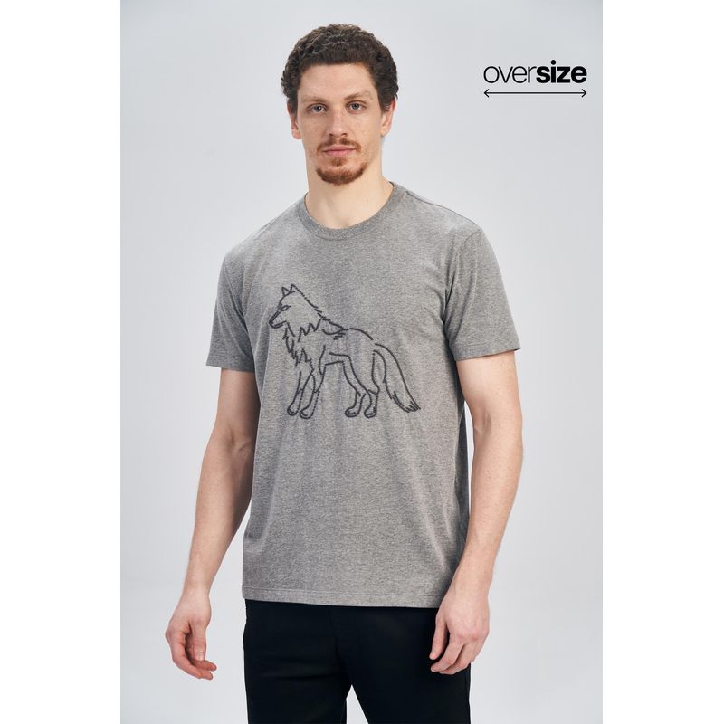 Camiseta-Lobo-Insano-Masculina-Oversize-Acostamento