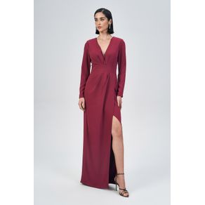 Vestido-Longo-Fenda-Lateral-Feminino-Acostamento Vestido-Longo-Fenda-Lateral-Feminino-Acostamento