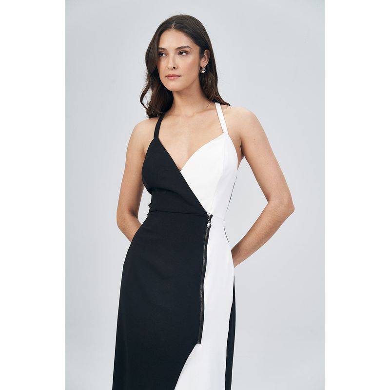 Vestido-Bicolor-Transpassado-Feminino-Acostamento