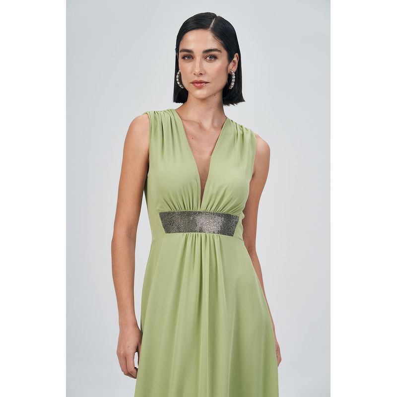 Vestido-Longo-Com-Detalhe-Metalico-Feminino-Acostamento