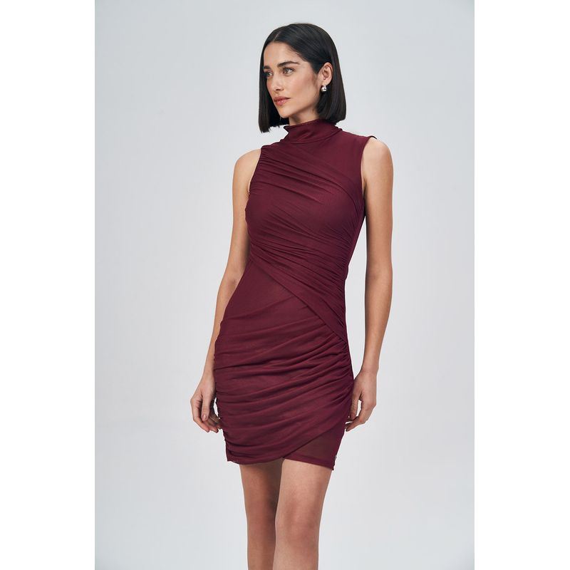 Vestido-Curto-Gola-Alta-Feminino-Acostamento