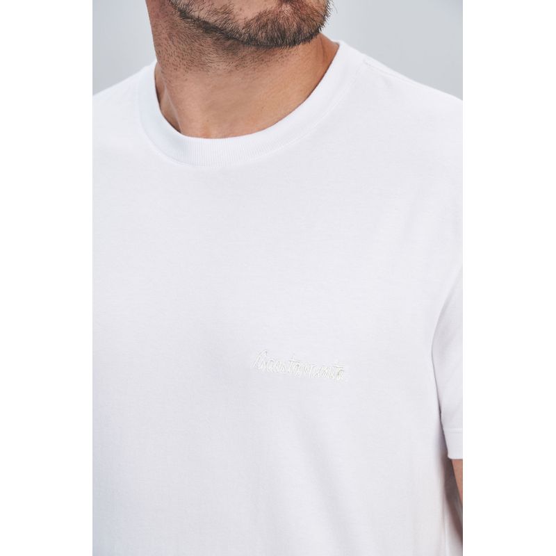 Camiseta-Casual-Bordada-Masculina-Acostamento