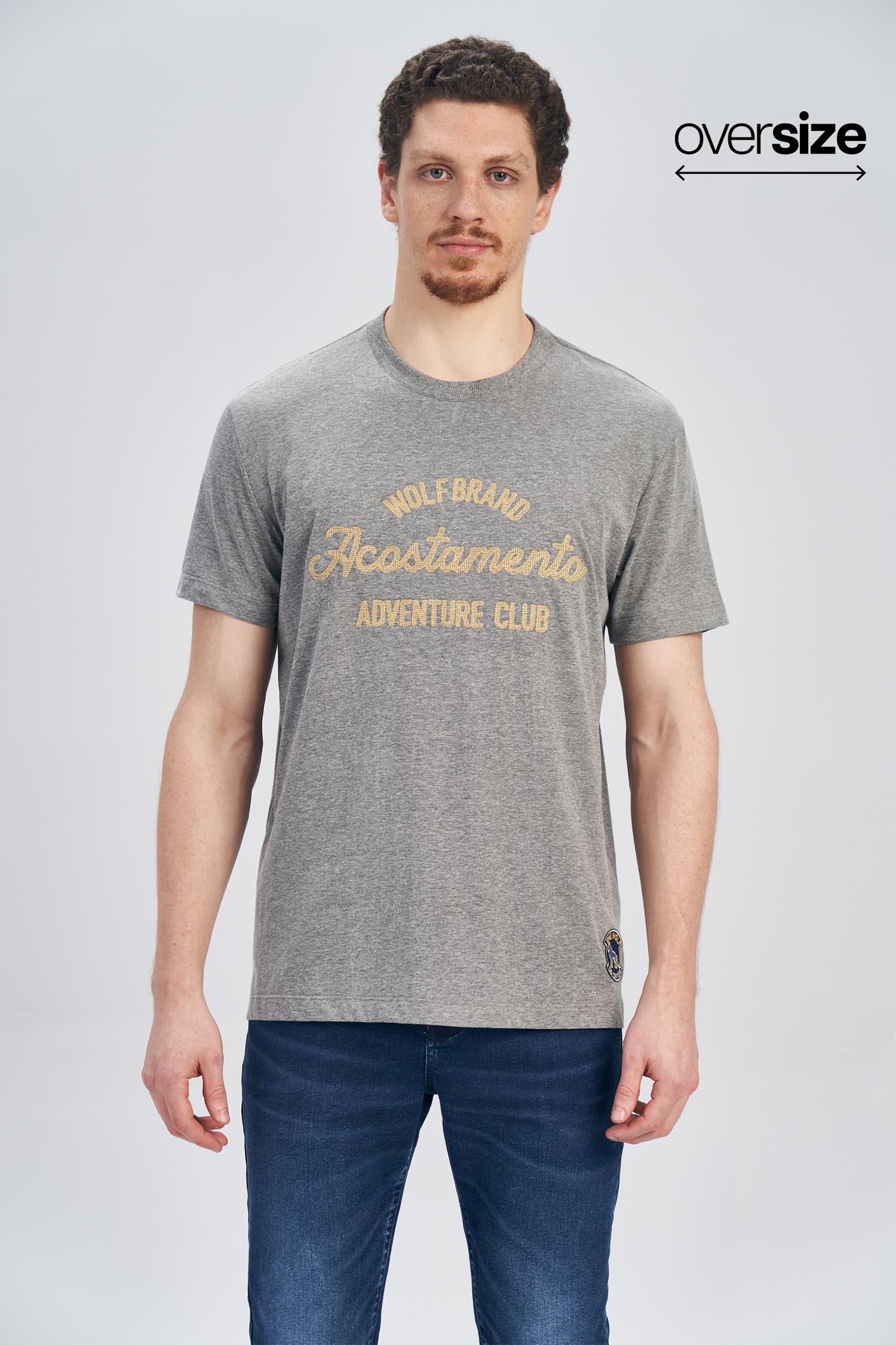 Camiseta Adventure Club Masculina Oversize Acostamento