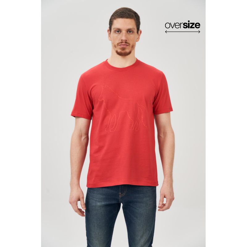Camiseta-Lobo-Contorno-Masculina-Oversize-Acostamento
