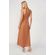 Vestido-Franzido-com-Fenda-Feminino-Acostamento