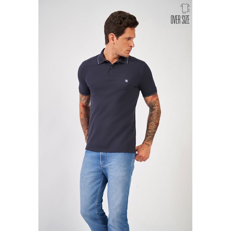 Polo-Patch-Logo-Oversize-Masculina-Acostamento