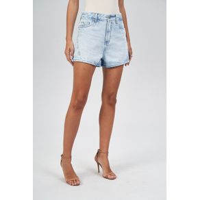 Short-Jeans-Mom-Clean-Feminino-Acostamento Short-Jeans-Mom-Clean-Feminino-Acostamento