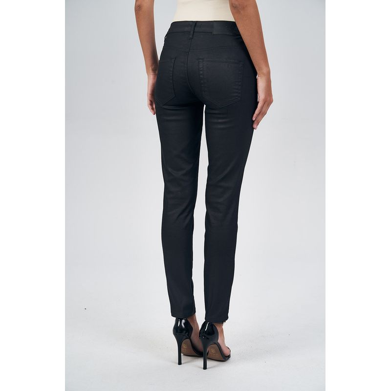 Calca-Slim-Sarja-Skinny-Black-Feminina-Acostamento