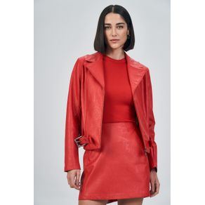 Jaqueta-PU-Com-Fivela-Feminina-Acostamento Jaqueta-PU-Com-Fivela-Feminina-Acostamento