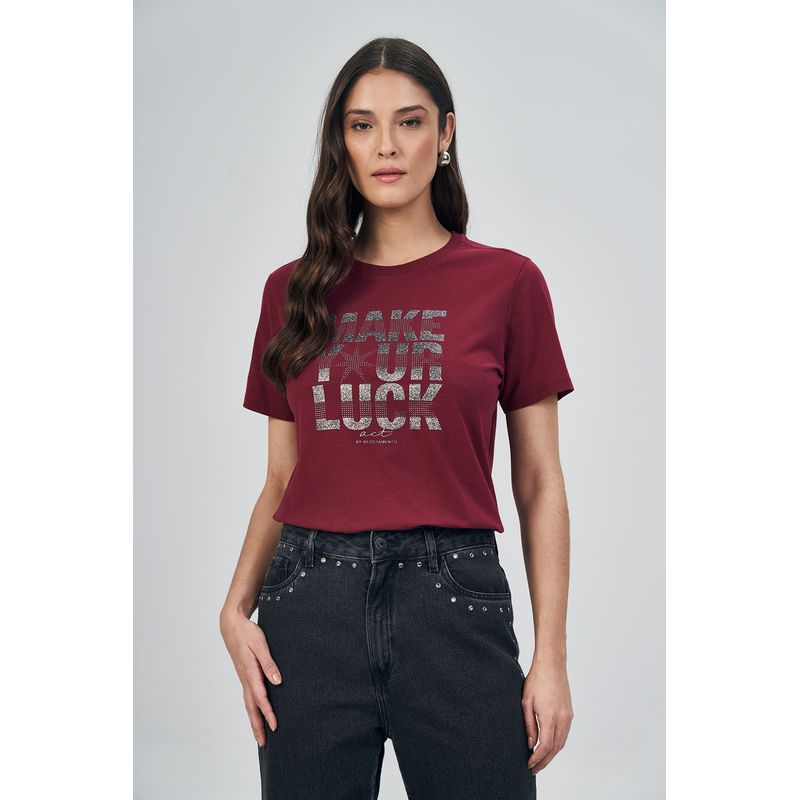 T-Shirt-Luck-Feminina-Acostamento