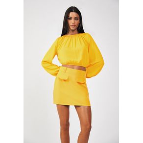 Blusa-Cropped-Elastico-Feminina-Acostamento Blusa-Cropped-Elastico-Feminina-Acostamento