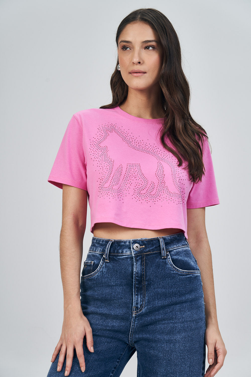 T-Shirt Glow Wolf Feminina Acostamento