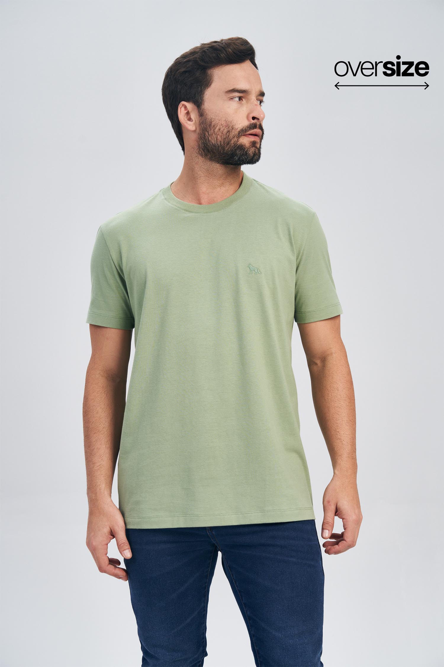 Camiseta Clássica Masculina Oversize Acostamento
