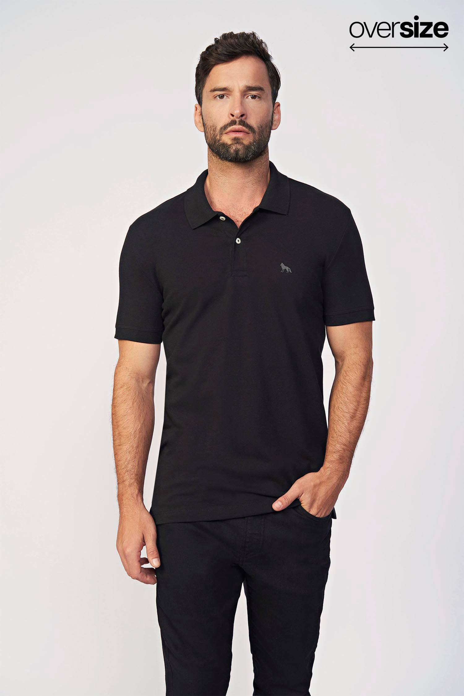 Polo Essence Masculina Oversize Acostamento