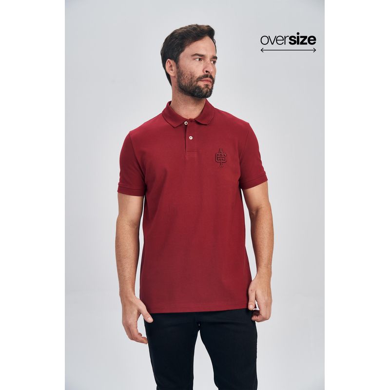Polo-Bordado-ACT-Masculina-Oversize-Acostamento