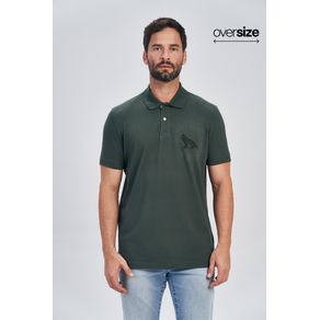 Polo-Essencial-Bordado-Masculina-Oversize-Acostamento Polo-Essencial-Bordado-Masculina-Oversize-Acostamento